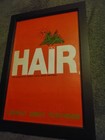Framed Vintage 1969 Original Hair Cocunut Grove Souvenir Theatre Playbill