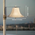 Yacht Bell Solid Brass 8  Fog Bell With Loud And Long Ring   Highly Polished    