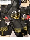 New With Tags Pro Stock Ccm Super Tacks Girdle Size Large  Rare Nhl Item
