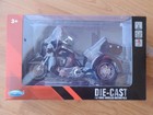 New Diecast Steel Black Harley Davidson Trike Motorcycle 1 9 Model Toy  Battery 