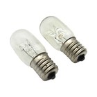  2 Pack  Light Bulbs 15 Watt  120 Volt  5 8 Base  Screw In For Sewing Machines