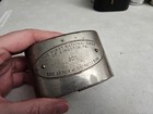 Vintage The First National Bank Of Kingston Pa Advertising Metal Coin Bank
