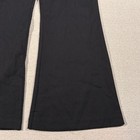 Retro Stage 60 70s Bootcut Hipster Pleated Dress Pant Women L Black C-meas Nwot