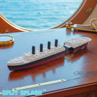 Splitsplash    Lusitania Realistic Split In Half Boat And Pool Boat