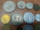 Old Foreign Coin Lot 20 Coins From The 1950 s   Lot 214