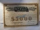  5 000 Michigan Central Railroad Company Bond Stock Certificate Series 1910-1935