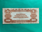 1937 Philippines National Bank 10 Pesos Washington Vignette E85795e P-58