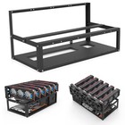 Mining Rig Frame  Steel Open Air Miner Mining Frame Rig Case Up To 6 Gpu For Cry