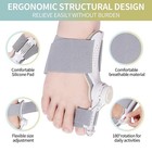 Bunion Corrector Adjustable Big Toe Straightener Splint Hallux Valgus Foot Guard