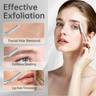 Metal Face Razor For Women  Dermaplaning Tool With 16 Replacement Blades  wide  
