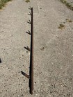 A 6    Pc Of Antique Barn Door Roller Track   Extra Rustic  