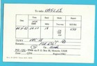 Vintage 1982 Ussr Soviet Russia Ham Radio Qsl Card Fox Hunting Direction Finding