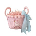 Silly Goose Pink Mini Gift Basket  Easter Basket  New Baby Gift Basket