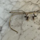 Vintage Eyeglasses 1 10 12k Gold Filled Geometric Wire Rimless Case Included
