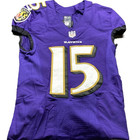 Hollywood Brown Game Worn    baltimore Ravens Nike On-field Nfl Jersey Inc Psa Coa
