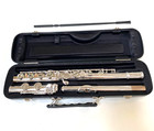 Mint Open Box Pearl Belsona Pf200 Student Flute  With Abs Hardshell Case
