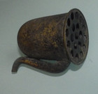 Antique Victorian Brass Ear Trumpet Early London Dome Hearing Aid Horn Device