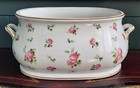 Magnificent Huge Antique Minton  billingsley Rose  Style Porcelain Foot Bath