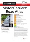 2026 Rand Mcnally Deluxe Motor Carriers Road Atlas  2025 spiral Bound -free Ship