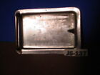 Old Mid Century Art Deco Nickel Silver Horsehead Cowboy Belt Buckle An Oldy