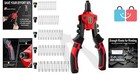Versatile Riveting Kit  9 5   Gun With 400 Rivets For All Materials And Projects