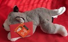 Fao Schwarz Adopt A Pet Gray Husky Stuffed  Plush Dog 15    Blue Eyes New W tags