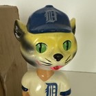 Rare Vintage Detroit Tigers  Mlb Green Base Bobblehead Nodder With Box
