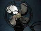 Tested   Working Vintage Emerson 2450 B 10  Metal Blade Oscillating Fan