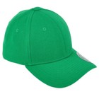 Zephyr Green Flex Fit Medium large Curved Bill Blank Plain Solid Stretch Hat Cap