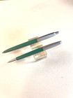 1956 Turquoise Parker Jotter Ball Pen   Pencil  pardners  Set   Brass Threads