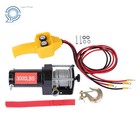 3000 Lbs Capacity Electric Winch 3 16  X 32  Wire Rop Wired Remote Control