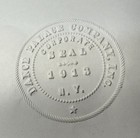 Antique 1913 Ny Dance Palace Co  Lion Figural Seal Notary Public  Press Embosser