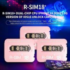 R-sim18  Rsim 18  Nano Unlock Card For Iphone 14 Plus 13 12 11 Pro Max Xr Ios 16