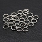 100pcs Split Rings Small Key Rings Bulk Keychain Rings For Keys Organization