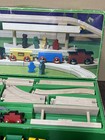 Vintage Brio Wooden Train Set  33133-original Box Wooden Railway   Extra Train