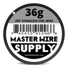 Mws - Ss 316l - 250 Ft  36 Gauge Awg Stainless Steel Resistance Wire 36g 250     