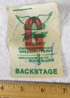 Aerosmith Ted Nugent Signed 1978 Back Stage Pass Giants Stadium New Jersey Rock