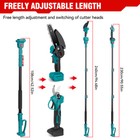 3-in-1 Pole Pruning Shears   Pole Saws For Tree Trimming With 6 6ft Reach Pole