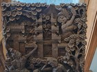 Antique Carving With Hanuman 