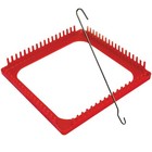 Pepperell Weaving Pot Holder Loops Metal Loom   Hook Set