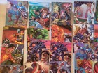 Lot Of 54 Fleer Skybox 1995 Marvel Comics Versus Vs Dc Comics Trading Cards Vg