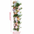 Artificial Silk Flower Row Panel Wedding Draping Floral Garland Backdrop 100cm