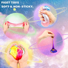 4 Pack Galaxy Slime Kit party Favors For Kids  Non Sticky wet stress   Anxiety R