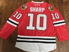 Men   s Red Reebok Nhl Chicago Blackhawks Patrick Sharp  10 Hockey Jersey Sz 50