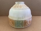 Vintage Frosted Milk Glass Lamp Light Shade Floral Flowers