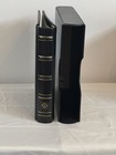 Lighthouse Stamp Binders  Six Black Binders With Slipcases  Excellent Condition 