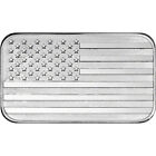 Ten 1 Oz  Highland Mint Silver Bar - American Flag Design - 999 Fine