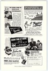 1940s Santa Fe Railway New Super Chief Fred Harvey Service Print Ad Z6002