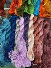 100 natural Silk hand-dyed Embroidery Thread  Deep Colors Series 50skeins 1100m 