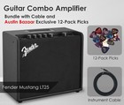 Fender Mustang Lt25 Guitar Combo Amplifier W  Instrument Cable